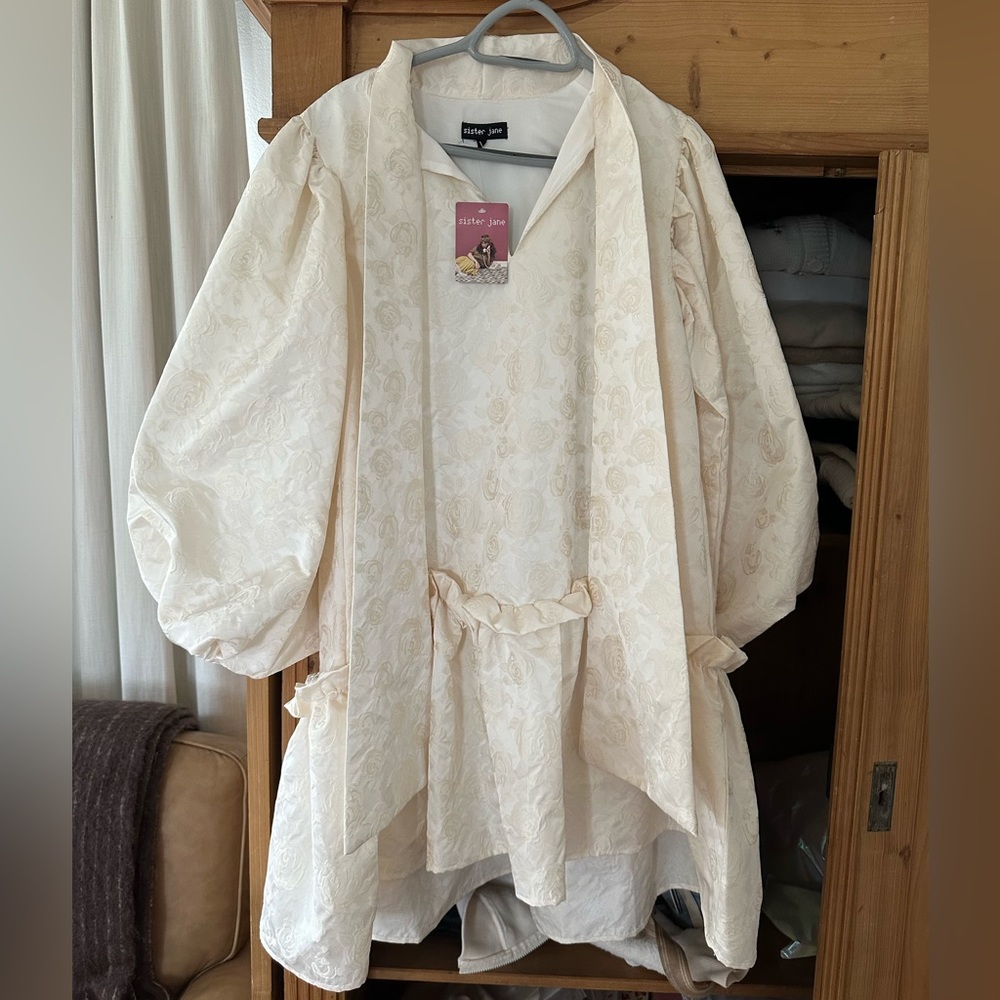 Sister Jane Ivory Rose Print Dress